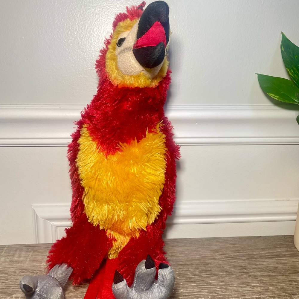 Harry Potter Fawkes The Phoenix Red Plush Bird 17" Stuffed Animal Universal(#16) - Picture 5 of 7